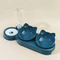 Cat bowls with built in water feeder